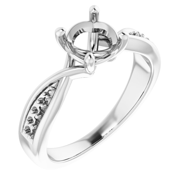 Accented Criss-Cross Ring