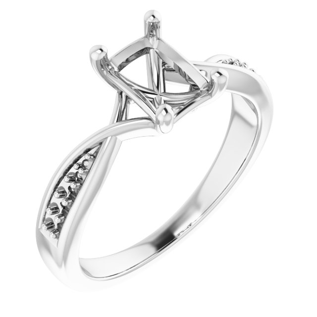 Accented Criss-Cross Ring