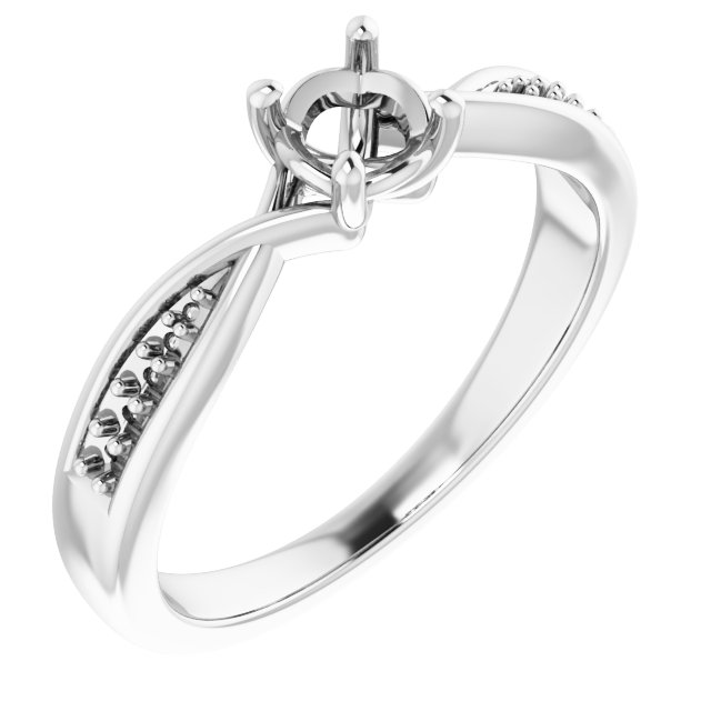 Accented Criss-Cross Ring
