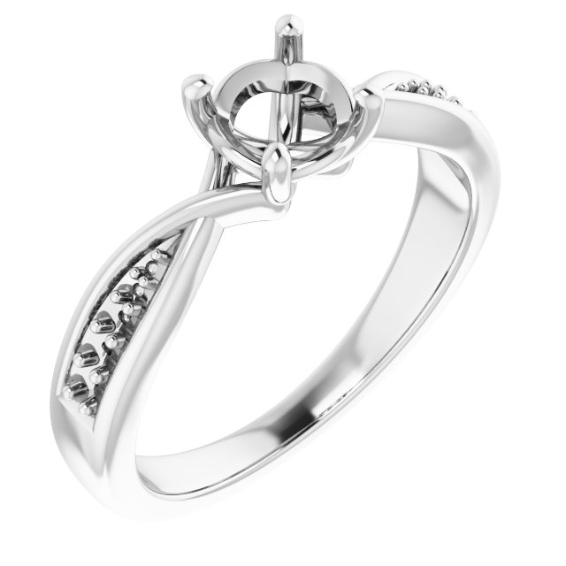 Accented Criss-Cross Ring