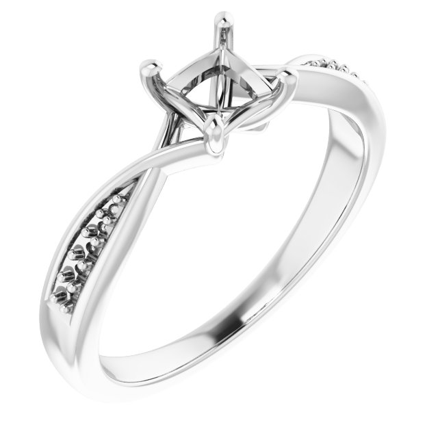 Accented Criss-Cross Ring