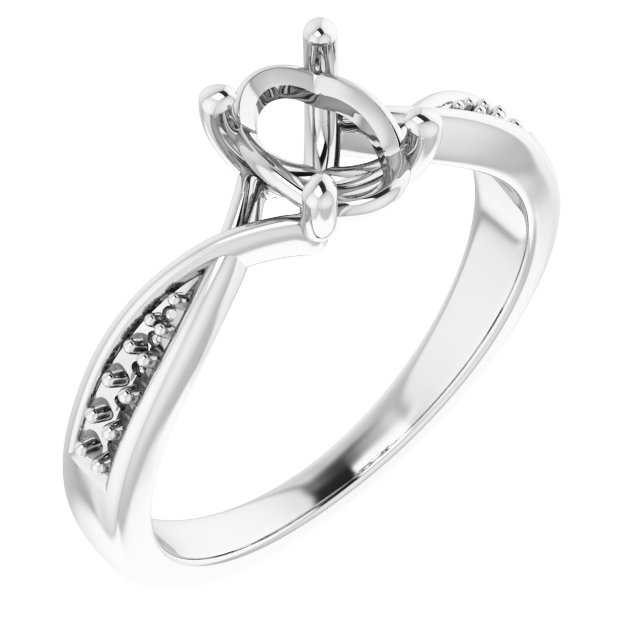 Accented Criss-Cross Ring