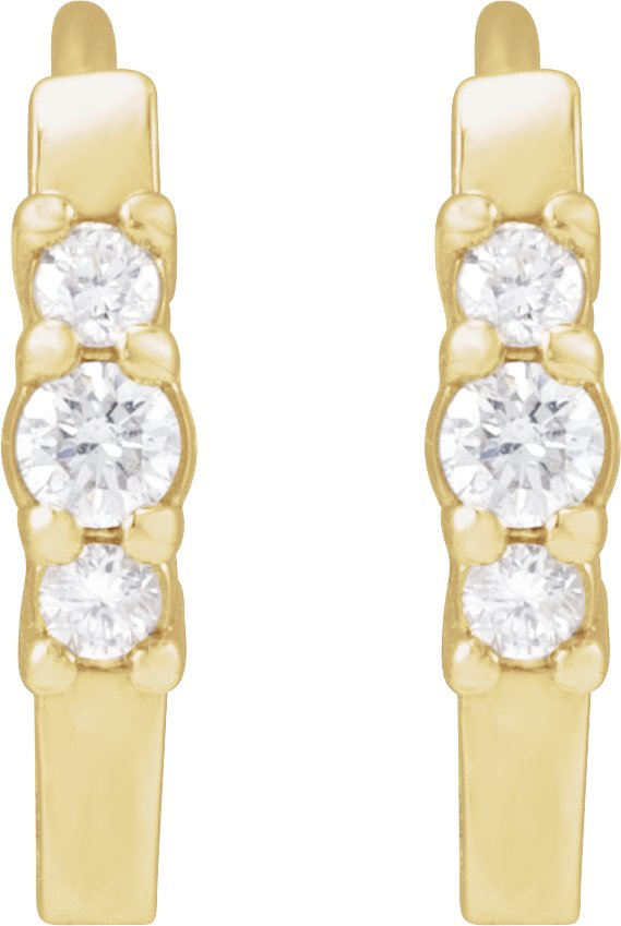 Alternative view of Hinged Hoop Earrings