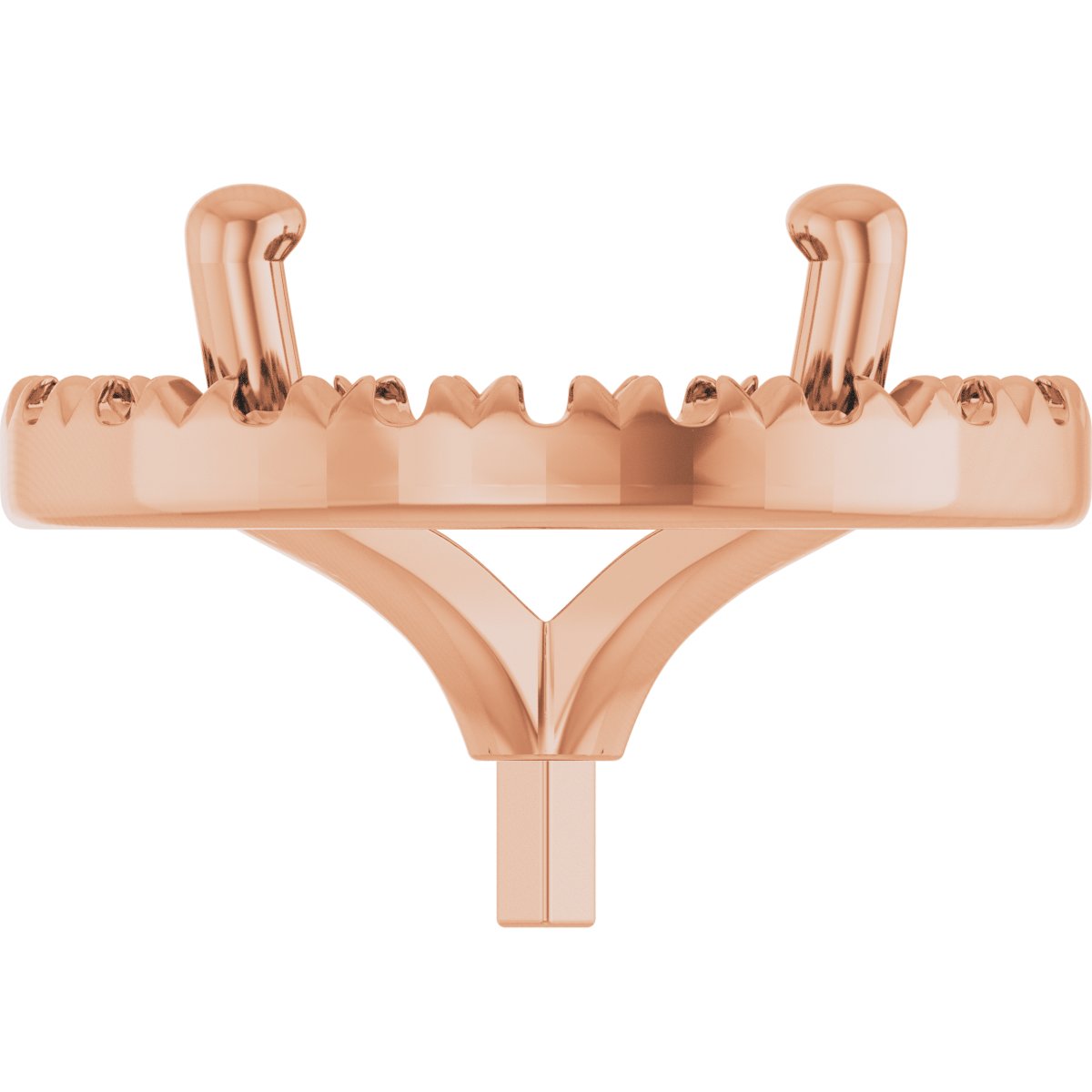 French-Set Halo-Style Peg Setting