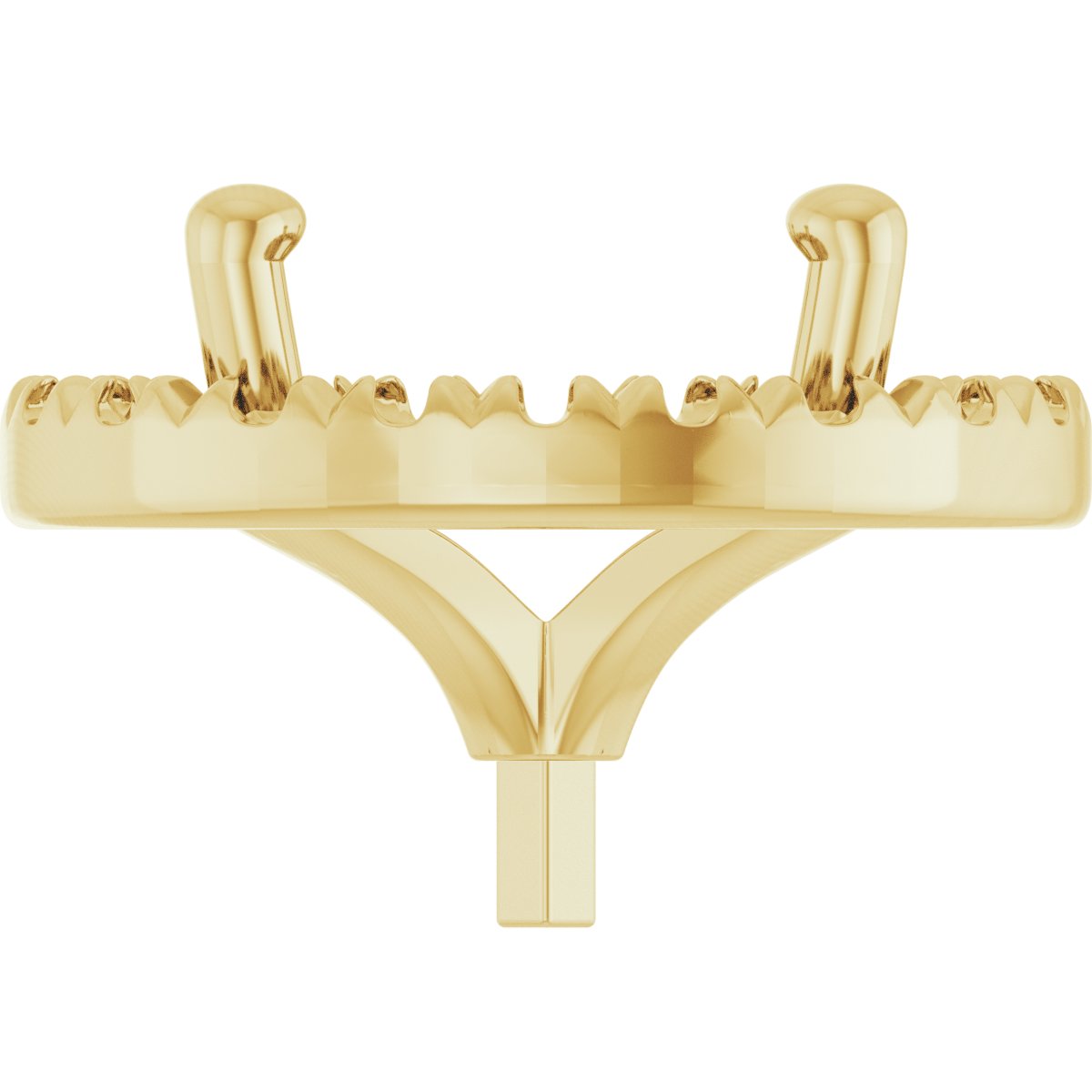 French-Set Halo-Style Peg Setting