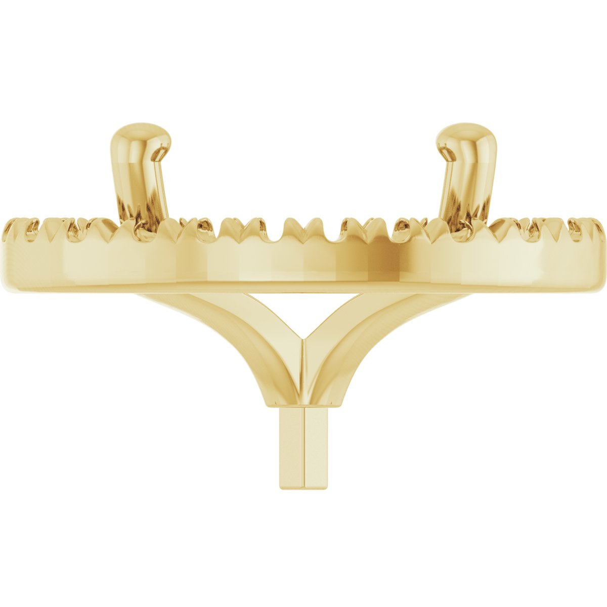French-Set Halo-Style Peg Setting