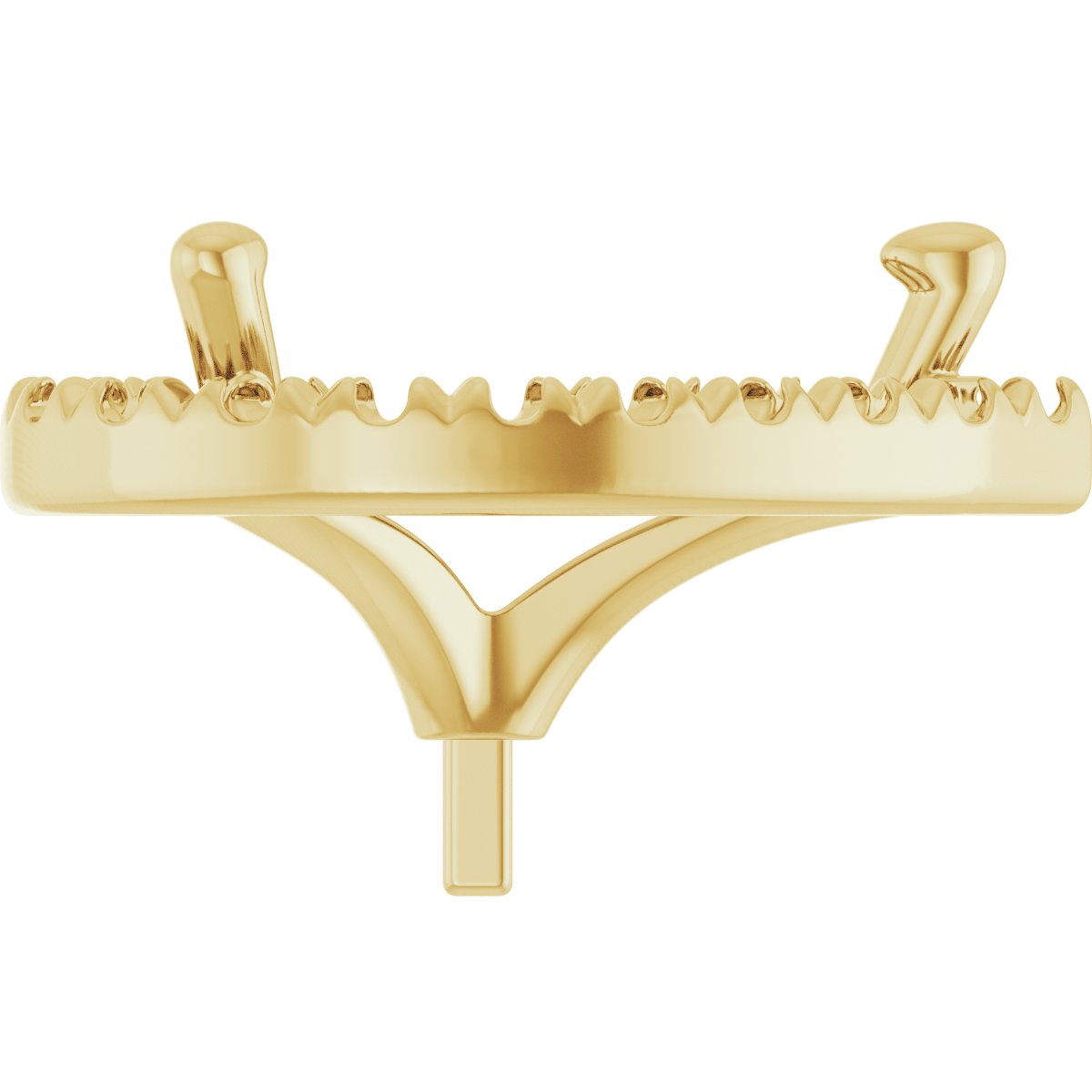 French-Set Halo-Style Peg Setting