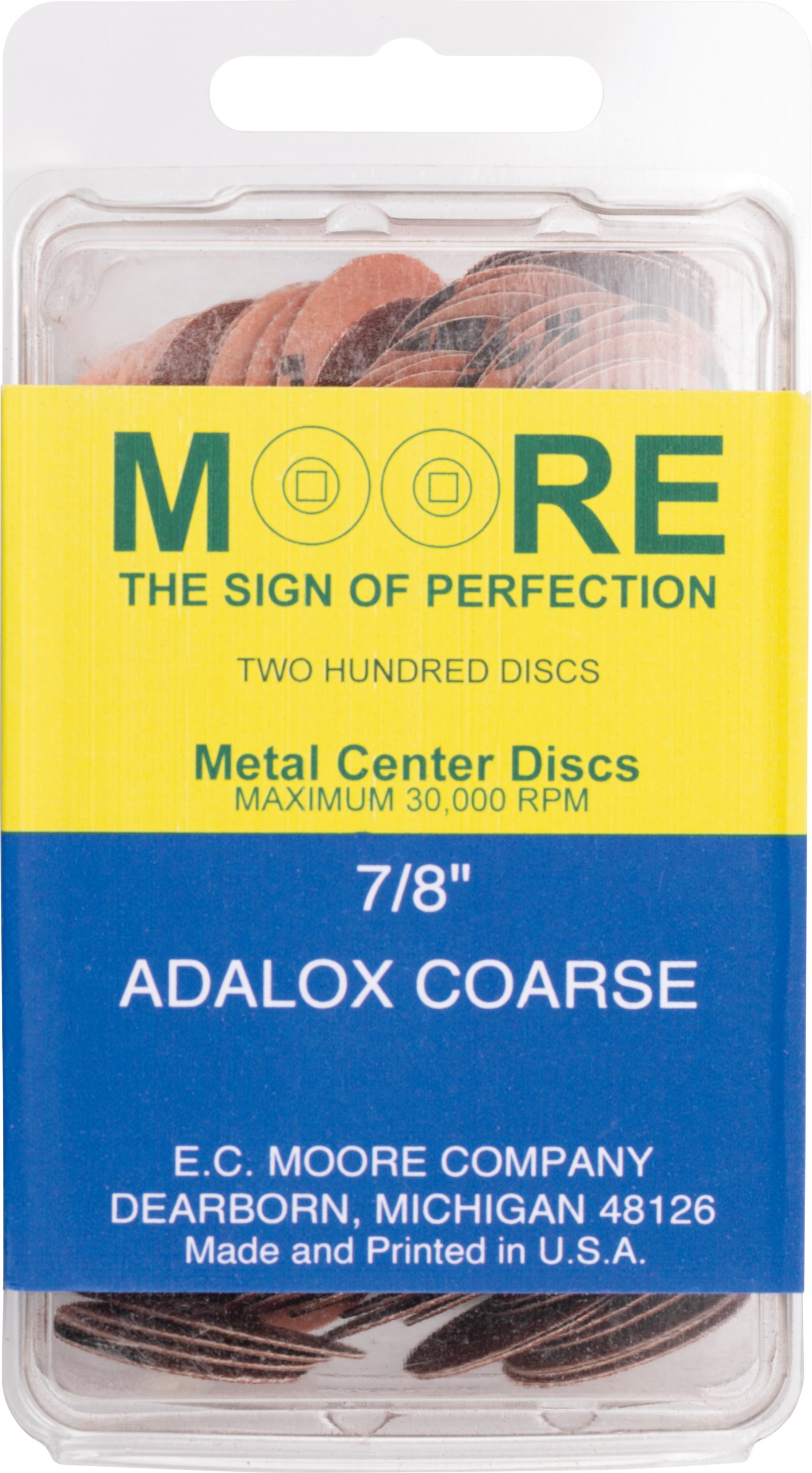 Moore's® Adalox® Snap-On Discs
