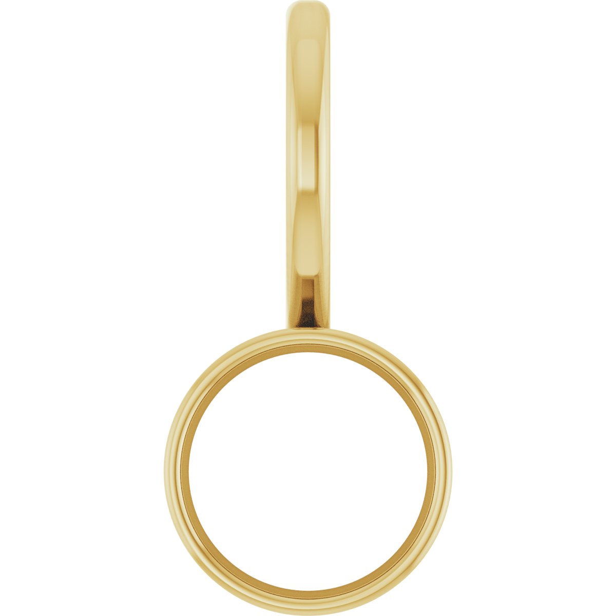 Bezel-Set Solitaire Charm/Pendant