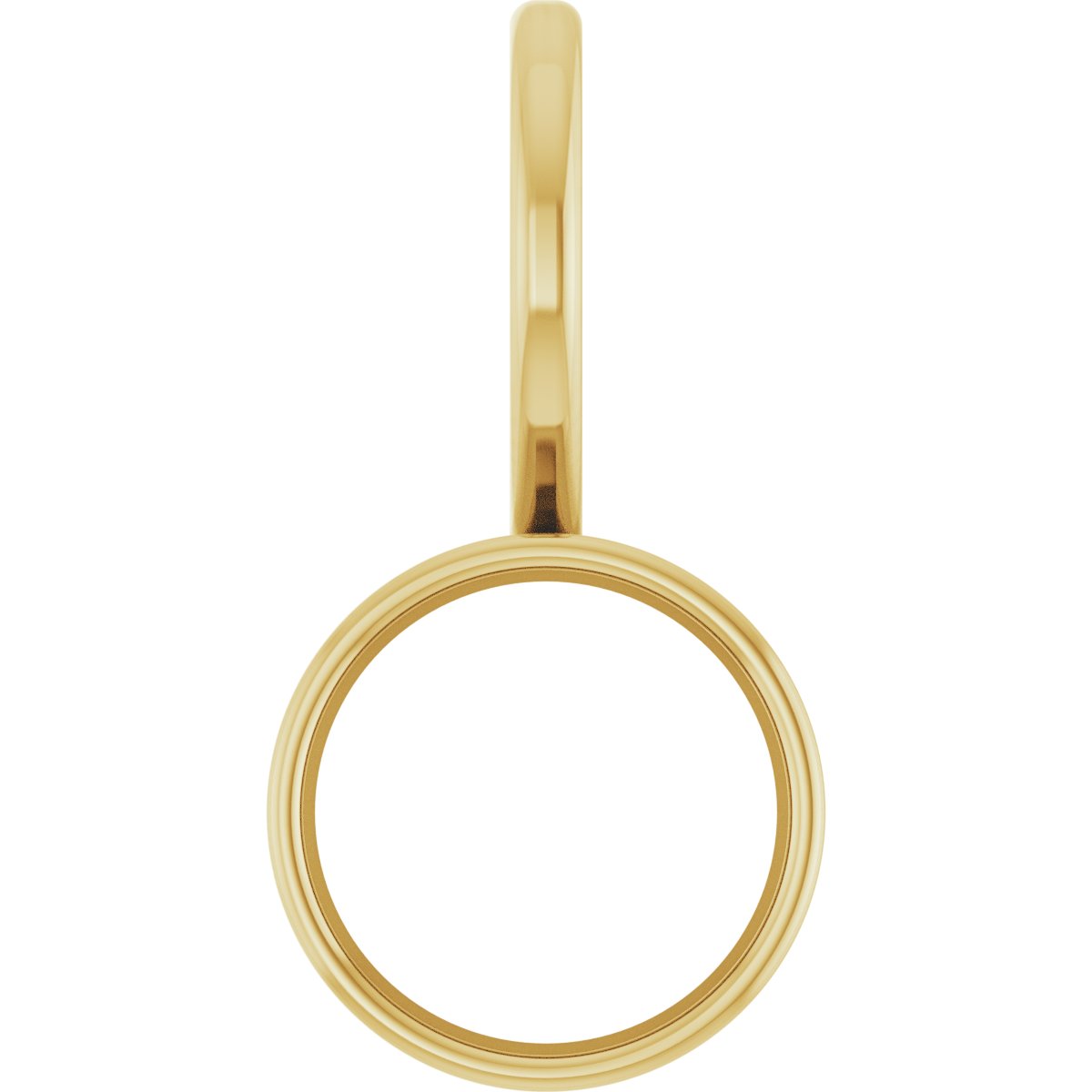 Bezel-Set Solitaire Charm/Pendant