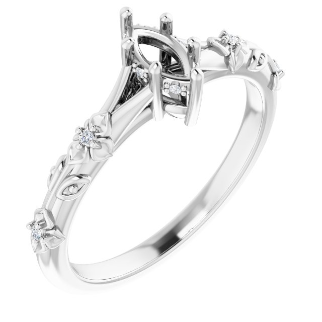14k White Gold