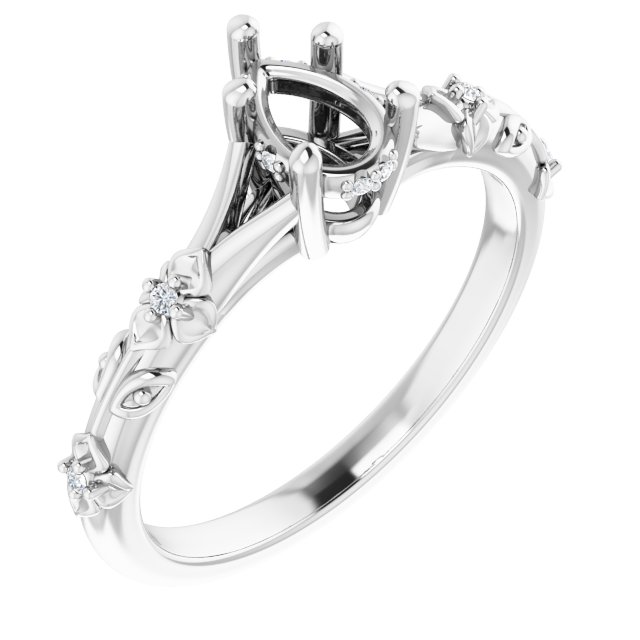 14k White Gold