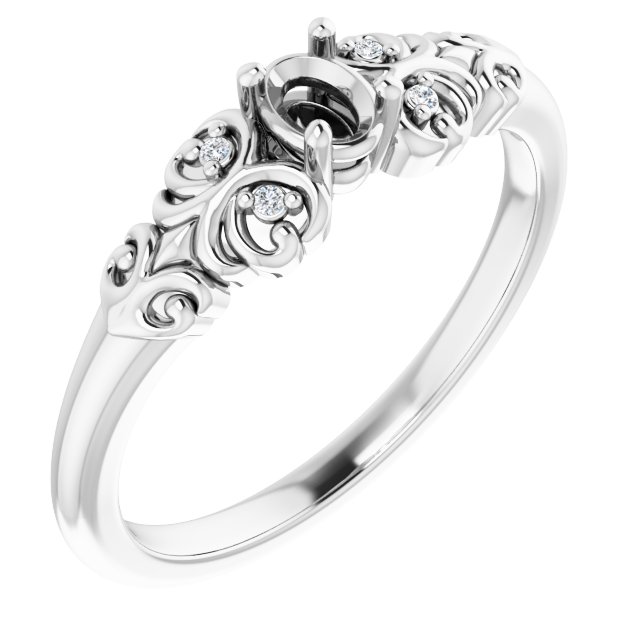 14k White Gold