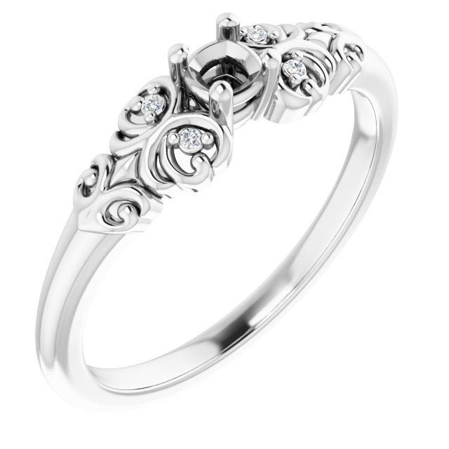 14k White Gold