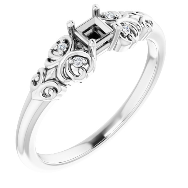 14k White Gold