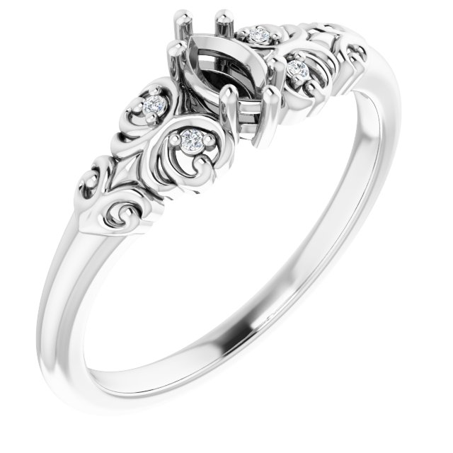 14k White Gold