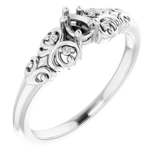 14k White Gold