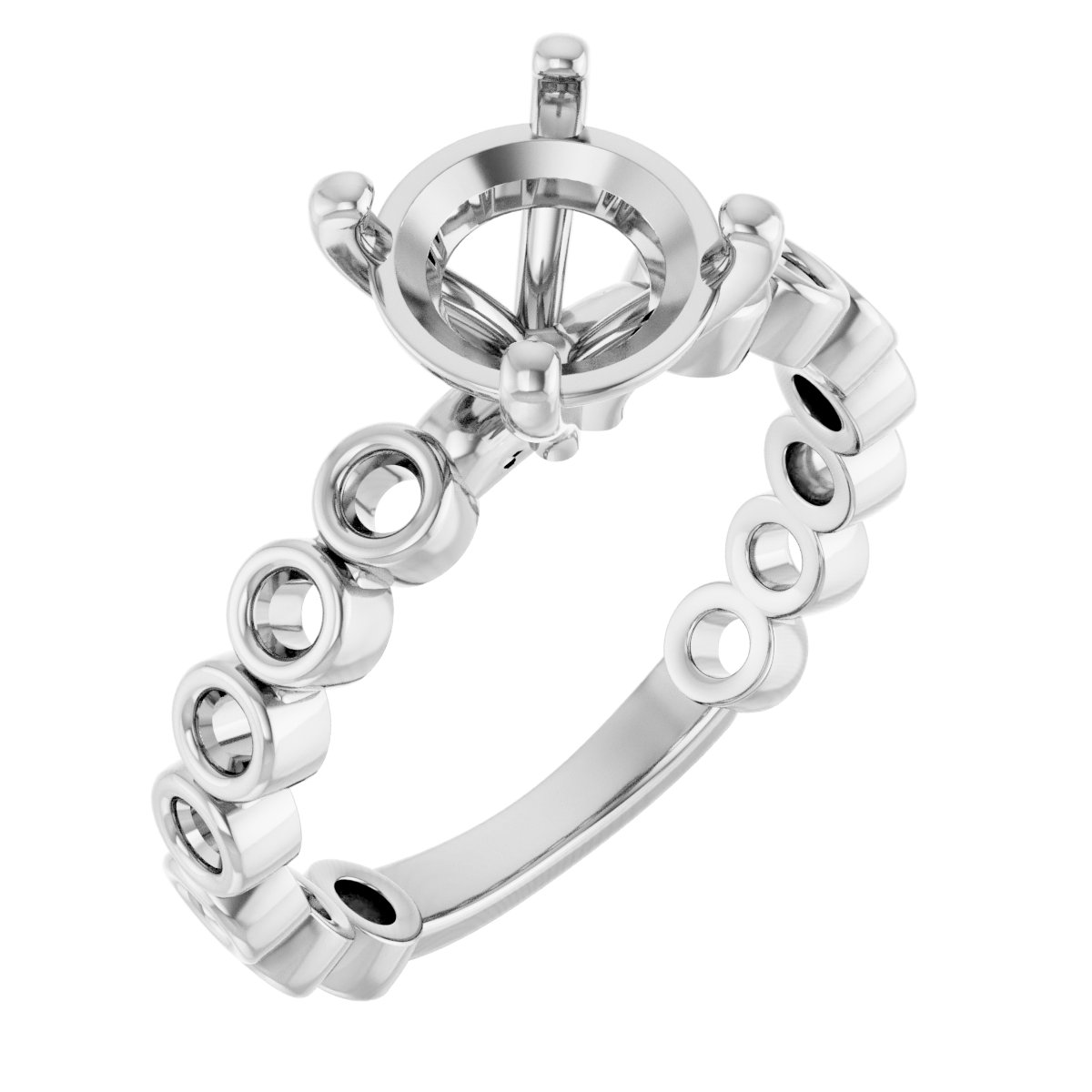 Accented Engagement Ring