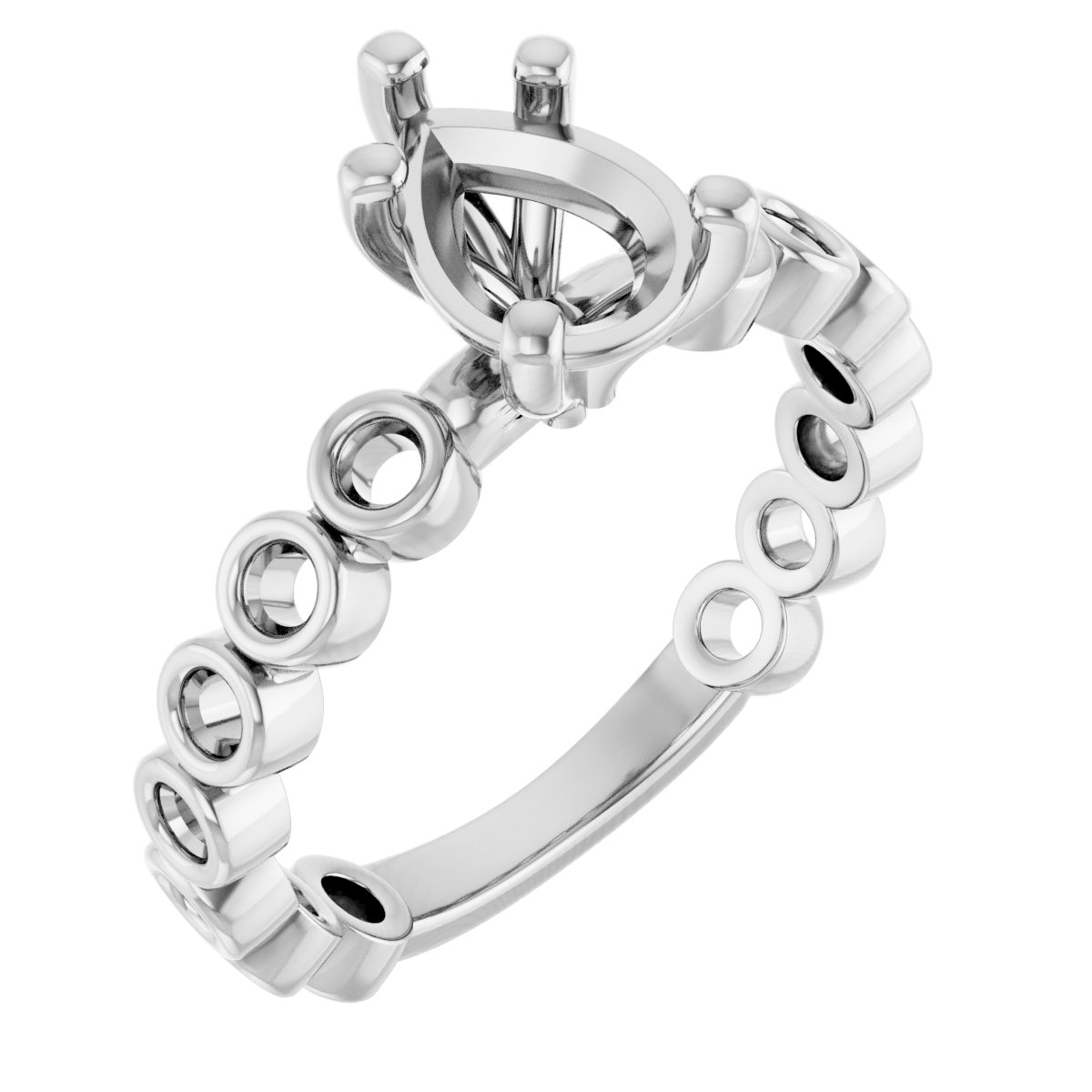 Accented Engagement Ring