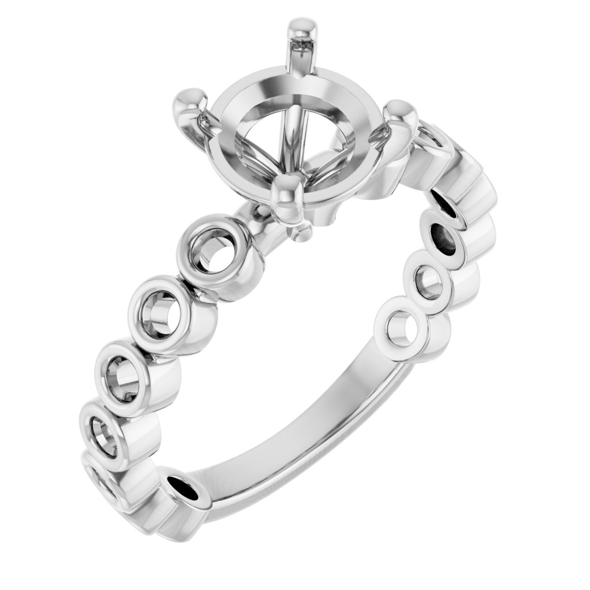 Accented Engagement Ring