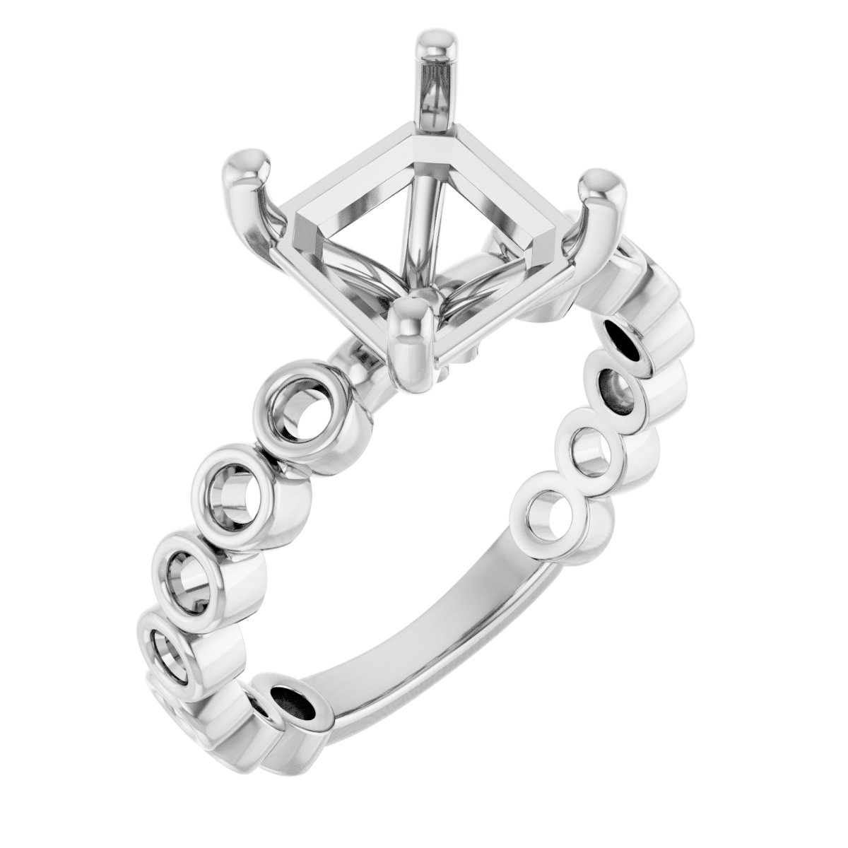 Accented Engagement Ring