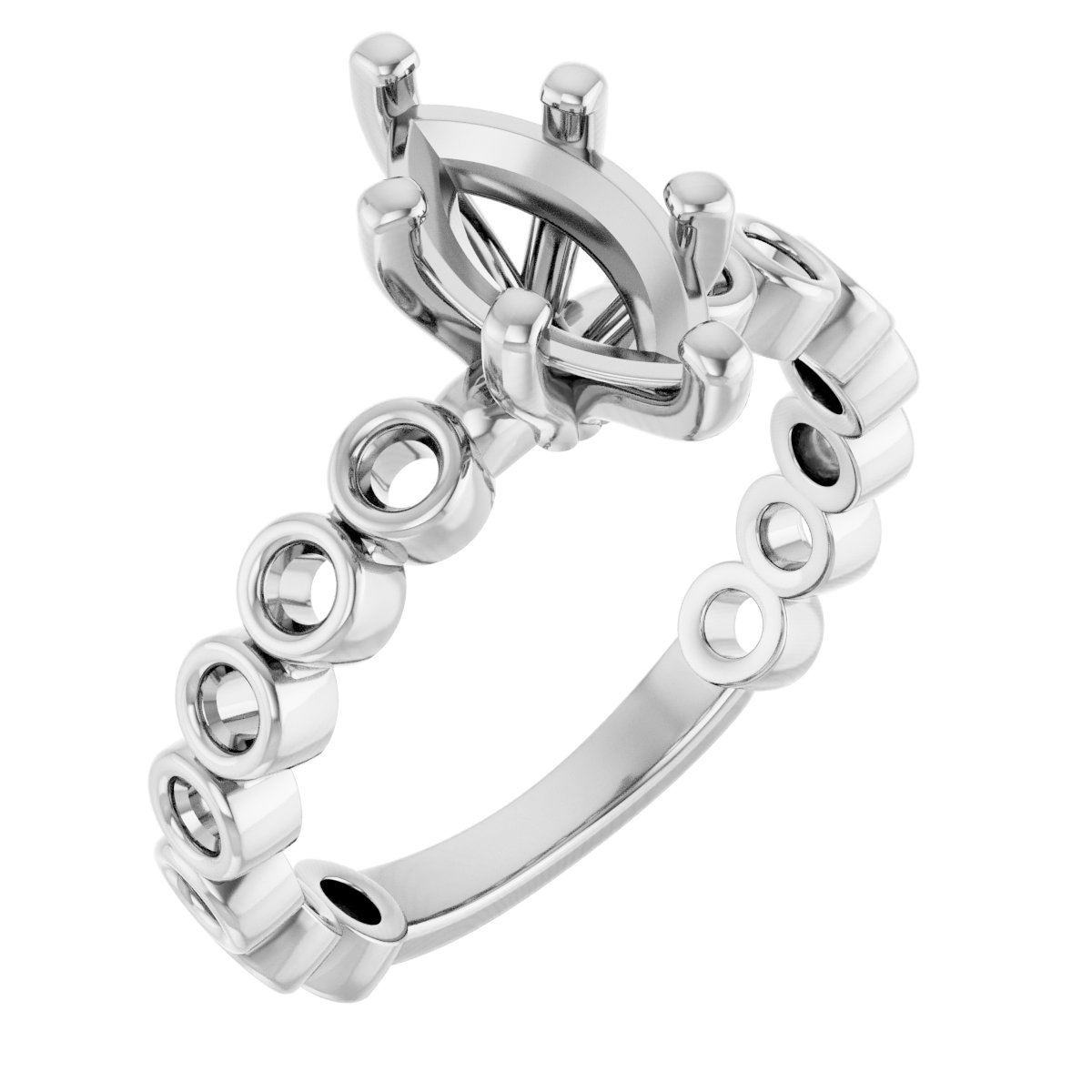 Accented Engagement Ring