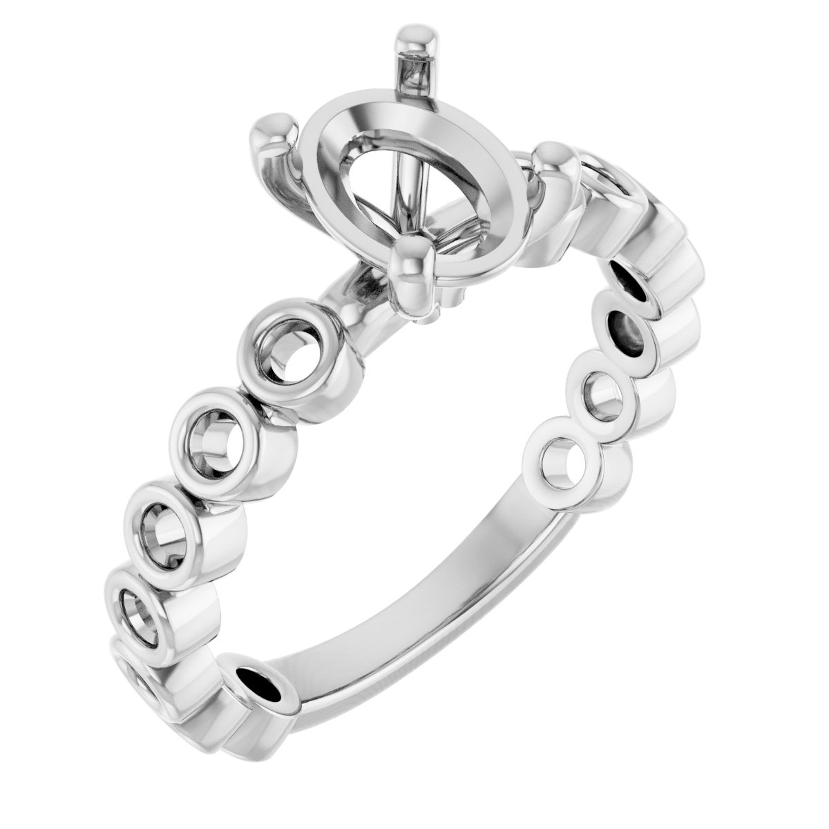 Accented Engagement Ring