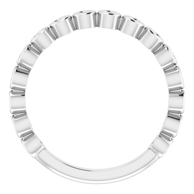 Band Mounting for 8 mm Square Ring view 2