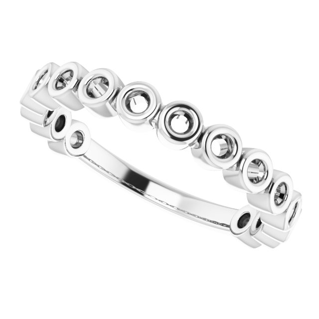 Band Mounting for 8 mm Square Ring view 5