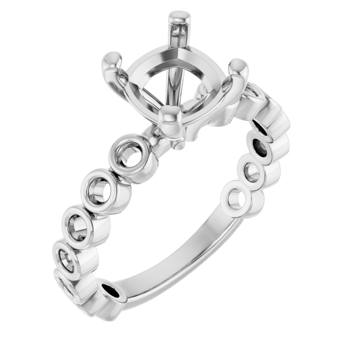 Accented Engagement Ring