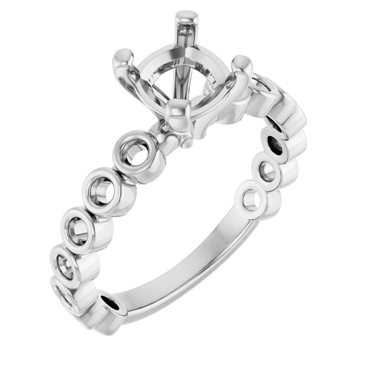 Accented Engagement Ring