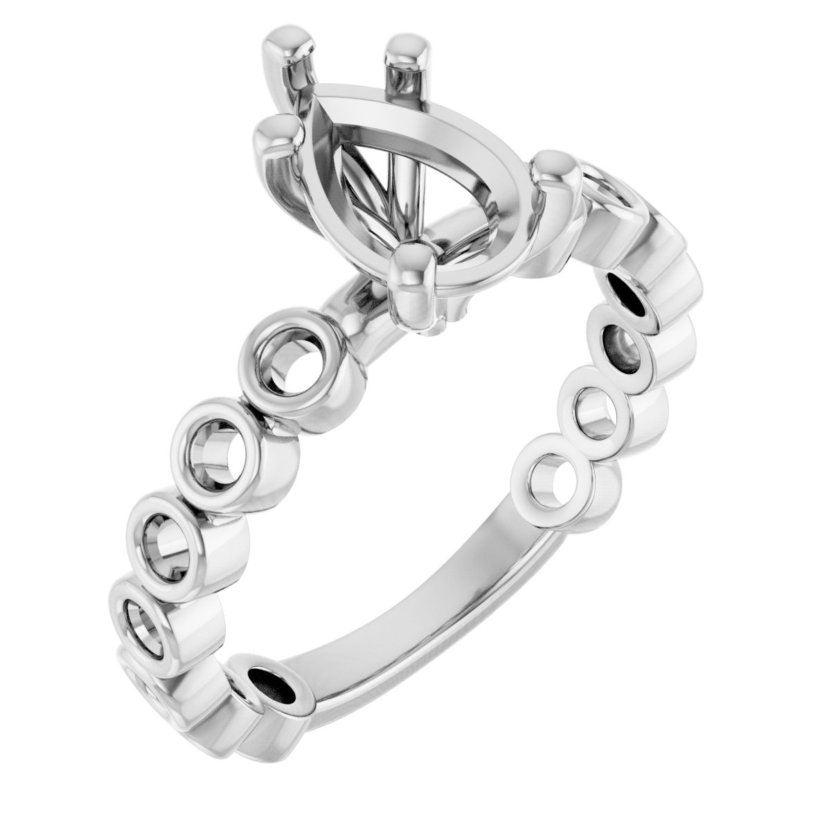 Accented Engagement Ring