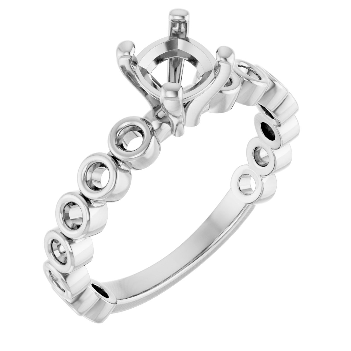 Accented Engagement Ring