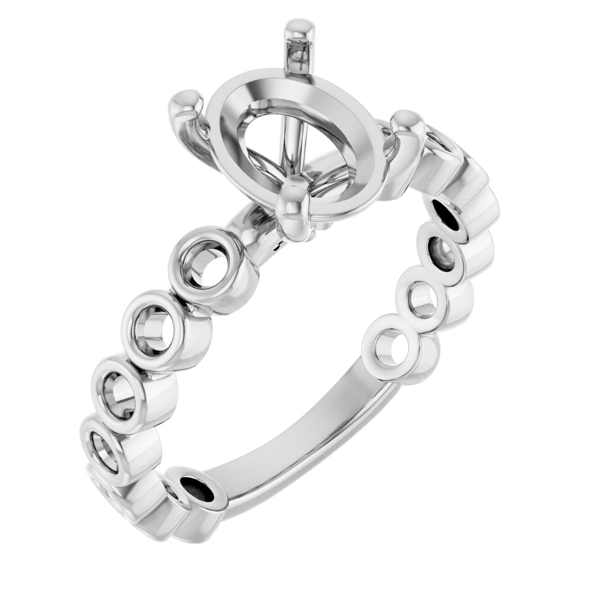 Accented Engagement Ring