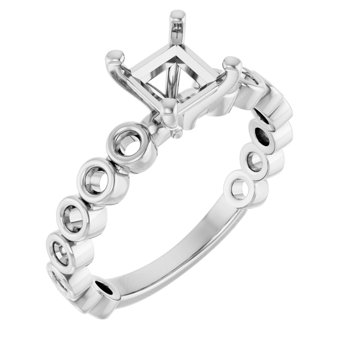 Accented Engagement Ring