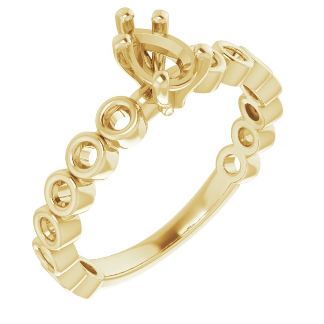Accented Engagement Ring