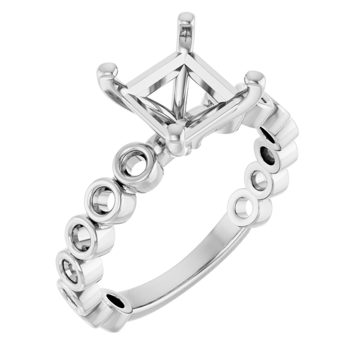 Accented Engagement Ring