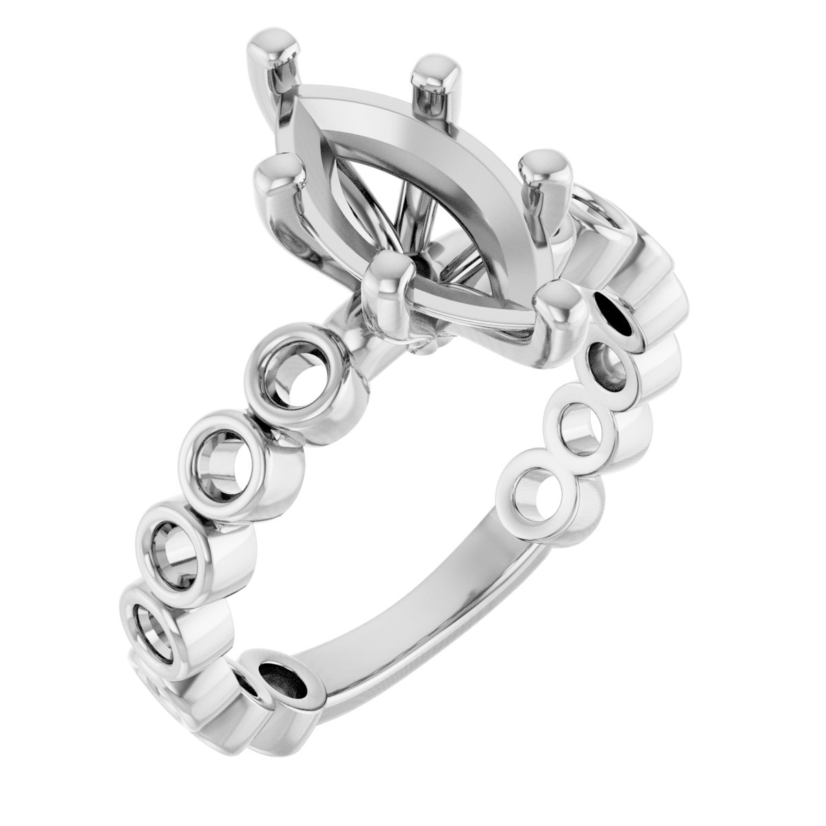 Accented Engagement Ring