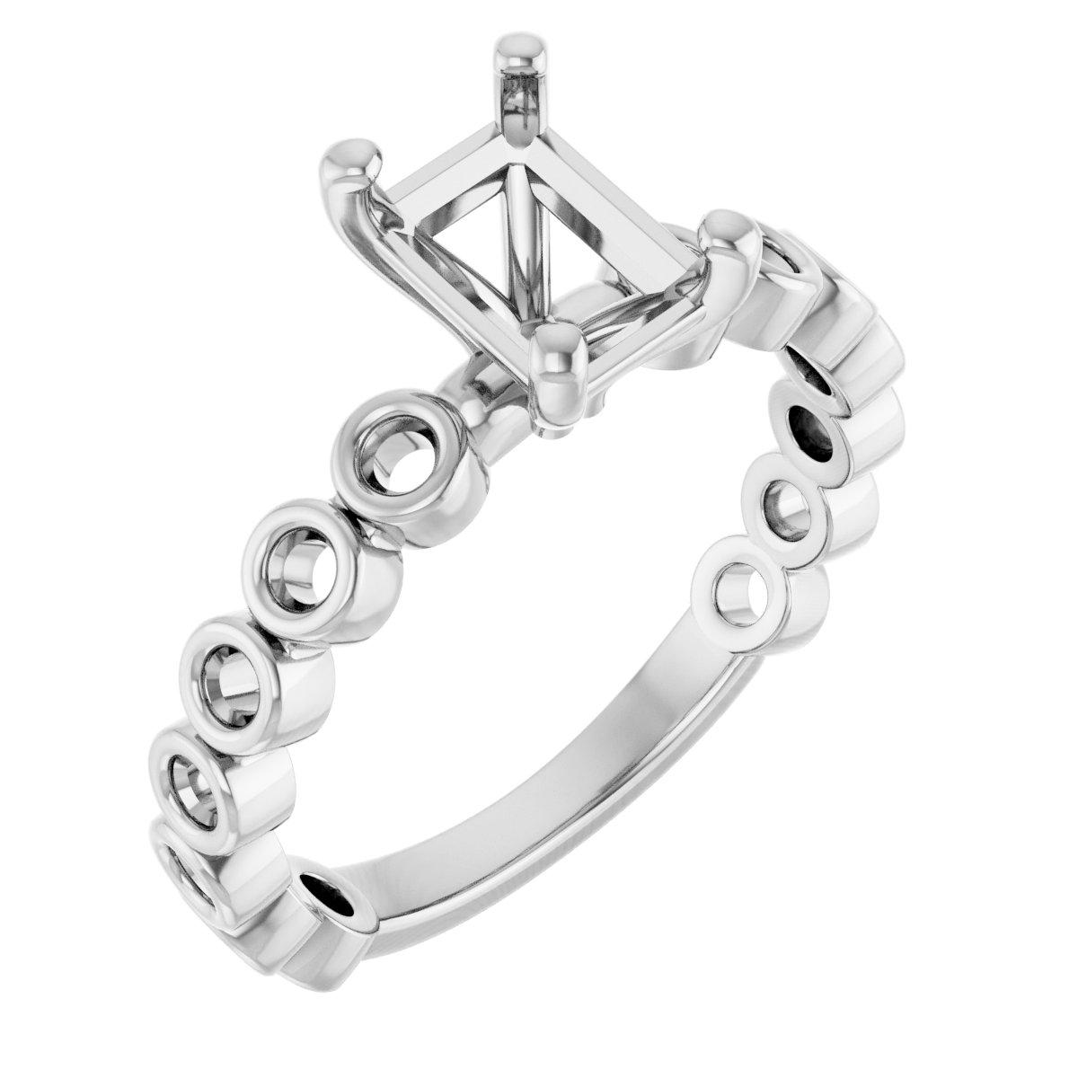 Accented Engagement Ring