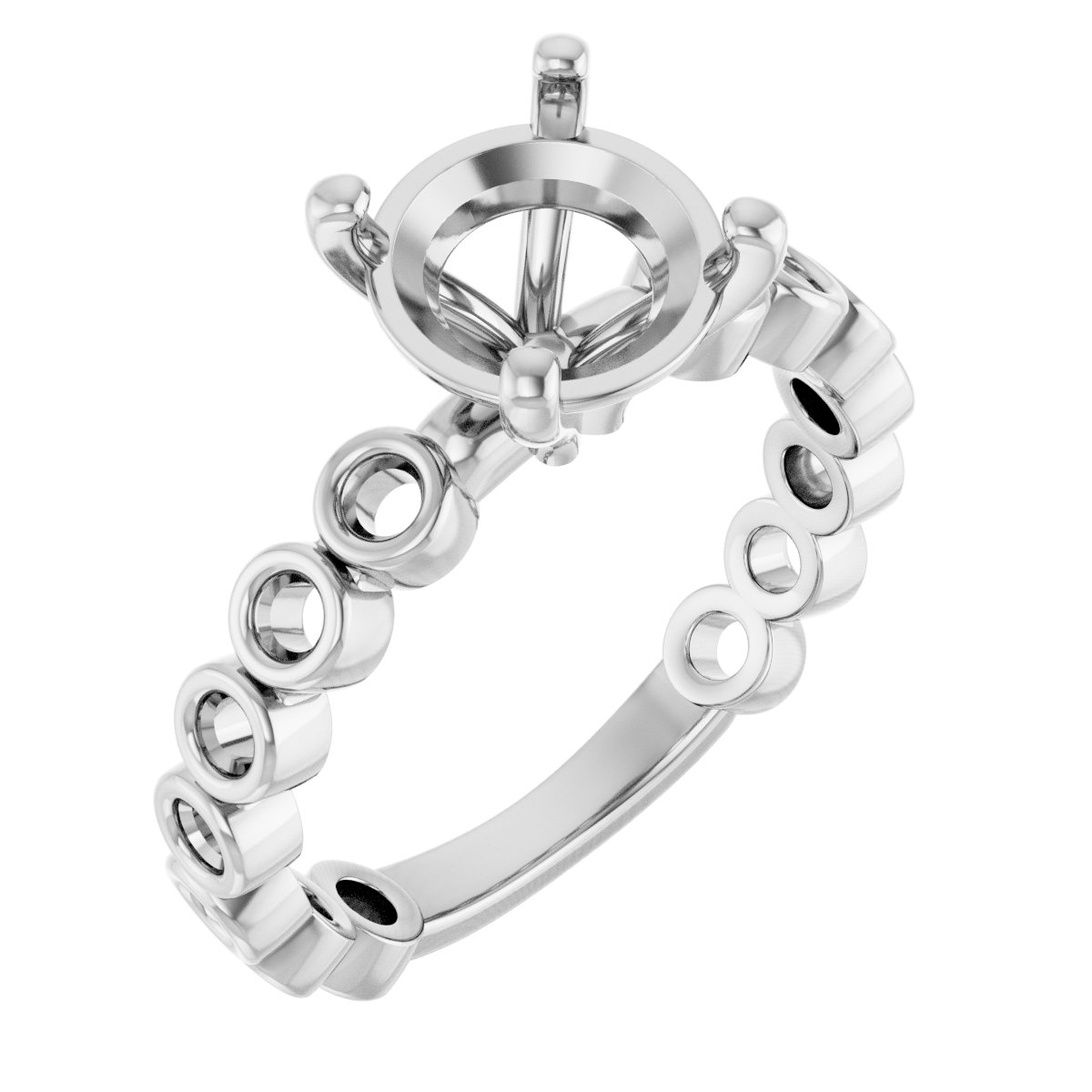 Accented Engagement Ring