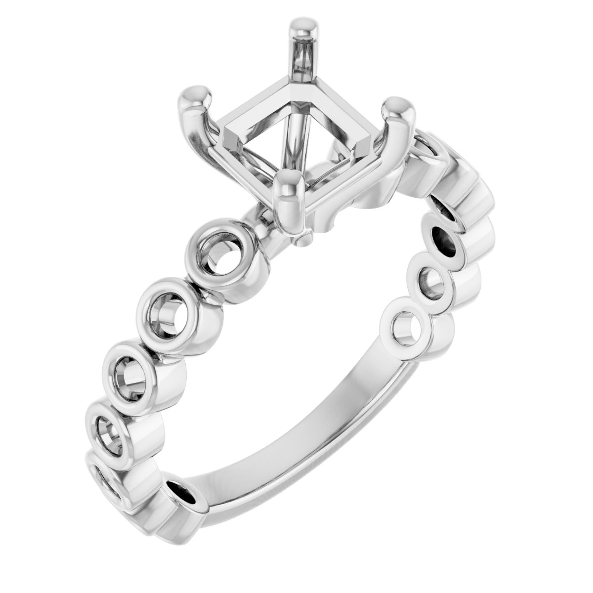 Accented Engagement Ring