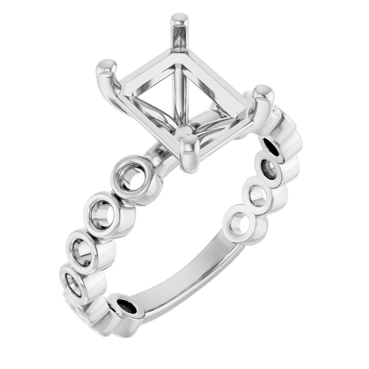 Accented Engagement Ring