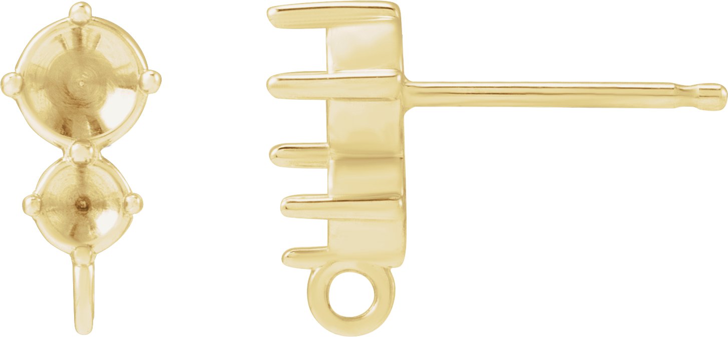 Accented Earring Top