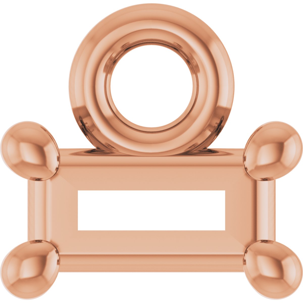 Round 4-Prong Basket Dangle