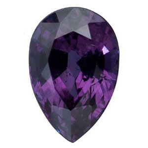 Pear Natural Purple Garnet (Notable Gems)
