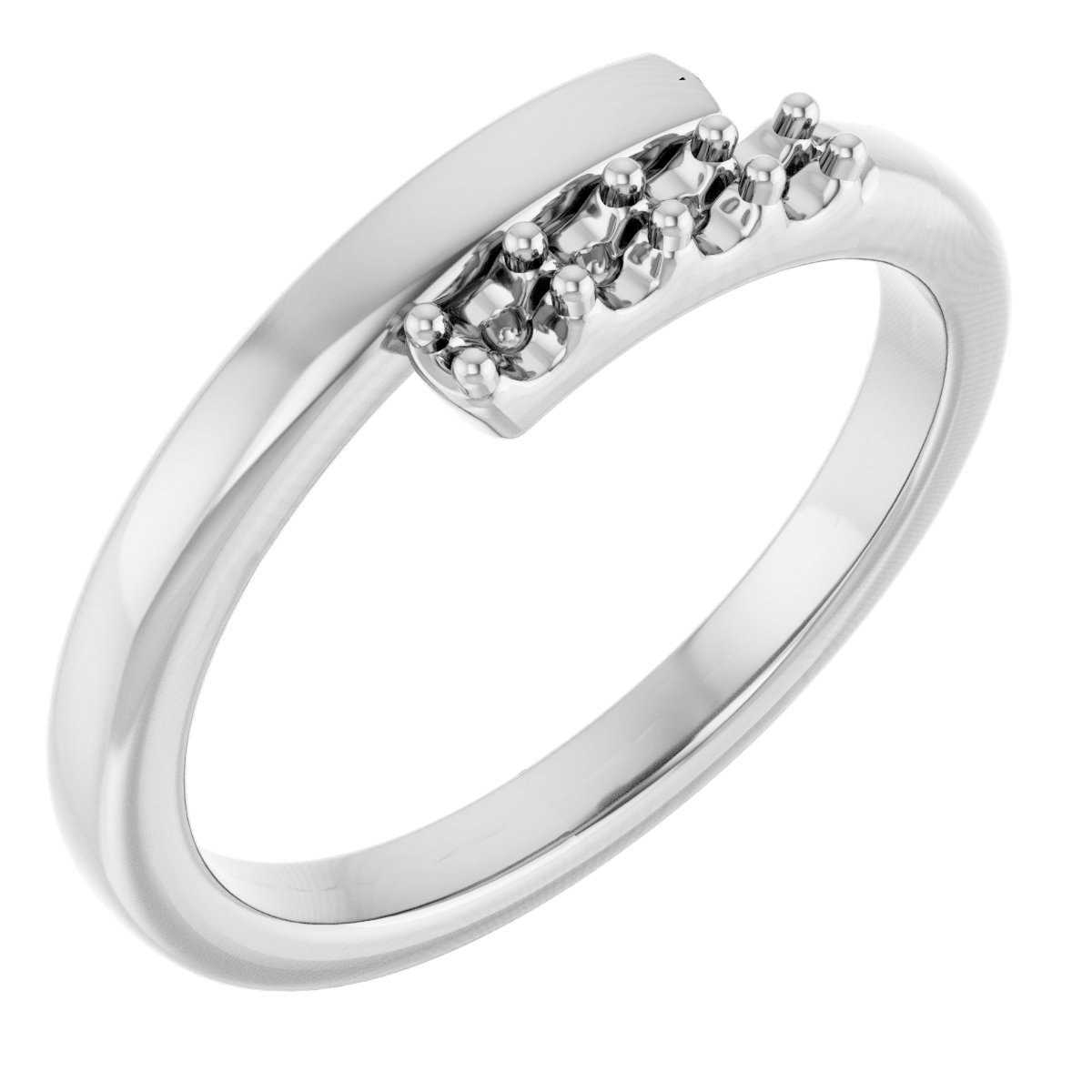 Engravable Family Bypass Ring