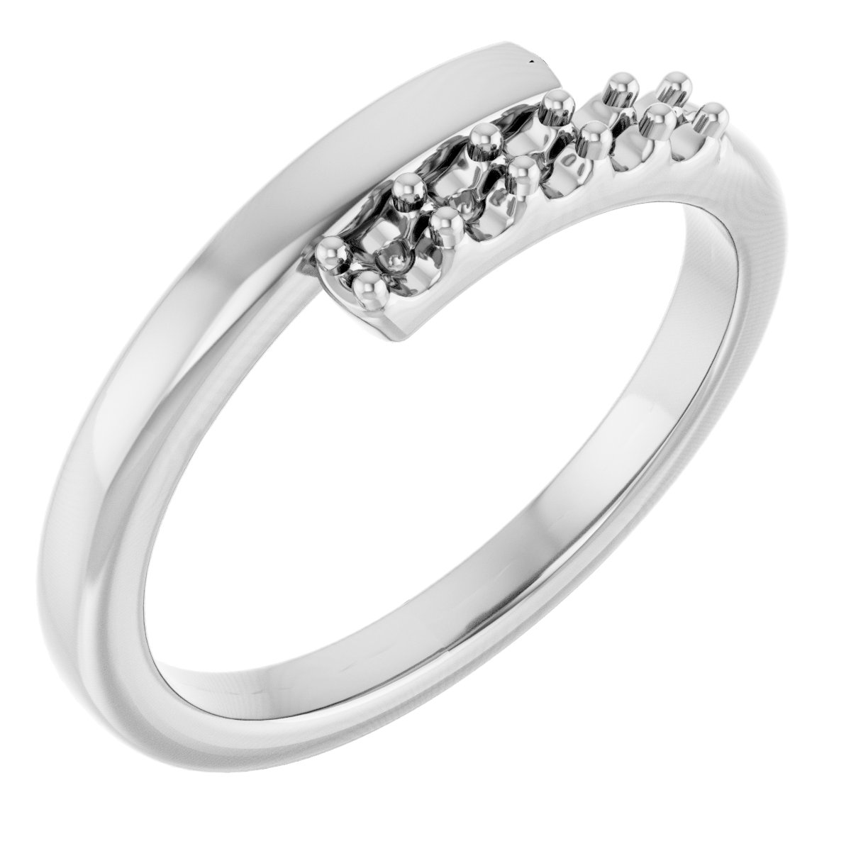 Engravable Family Bypass Ring