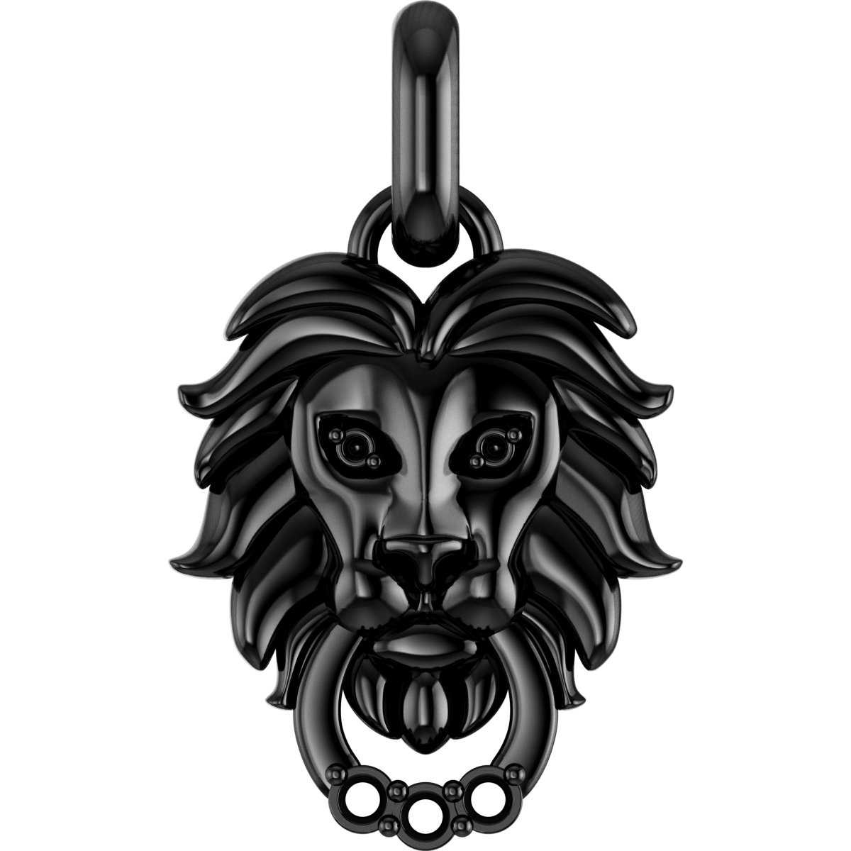 Accented Lion Necklace or Pendant