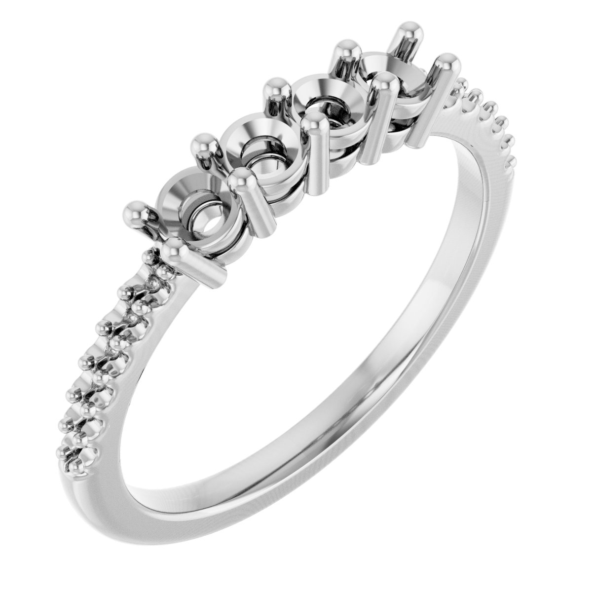 Accented Family Stackable Ring