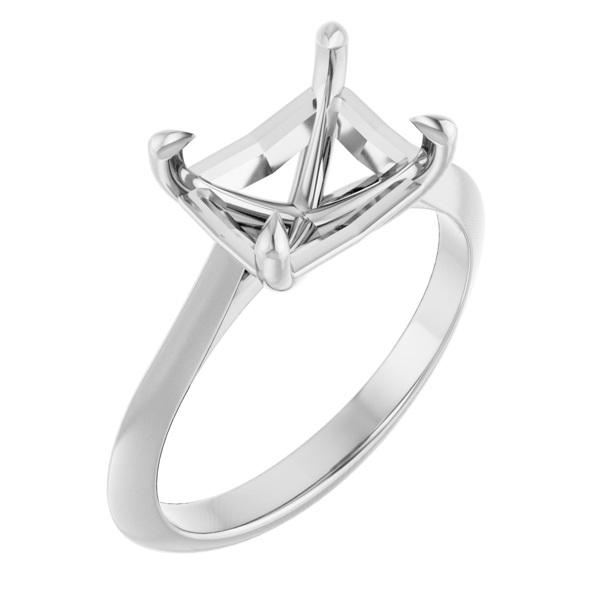 Claw-Prong Solitaire Engagement Ring